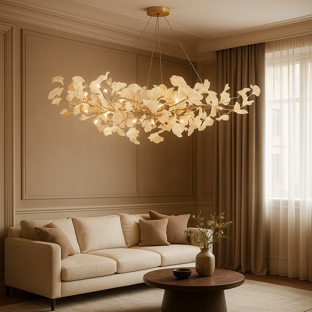 Ginkgo Leaf LED Pendant Light