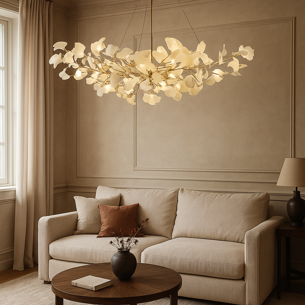 Ginkgo Leaf LED Pendant Light