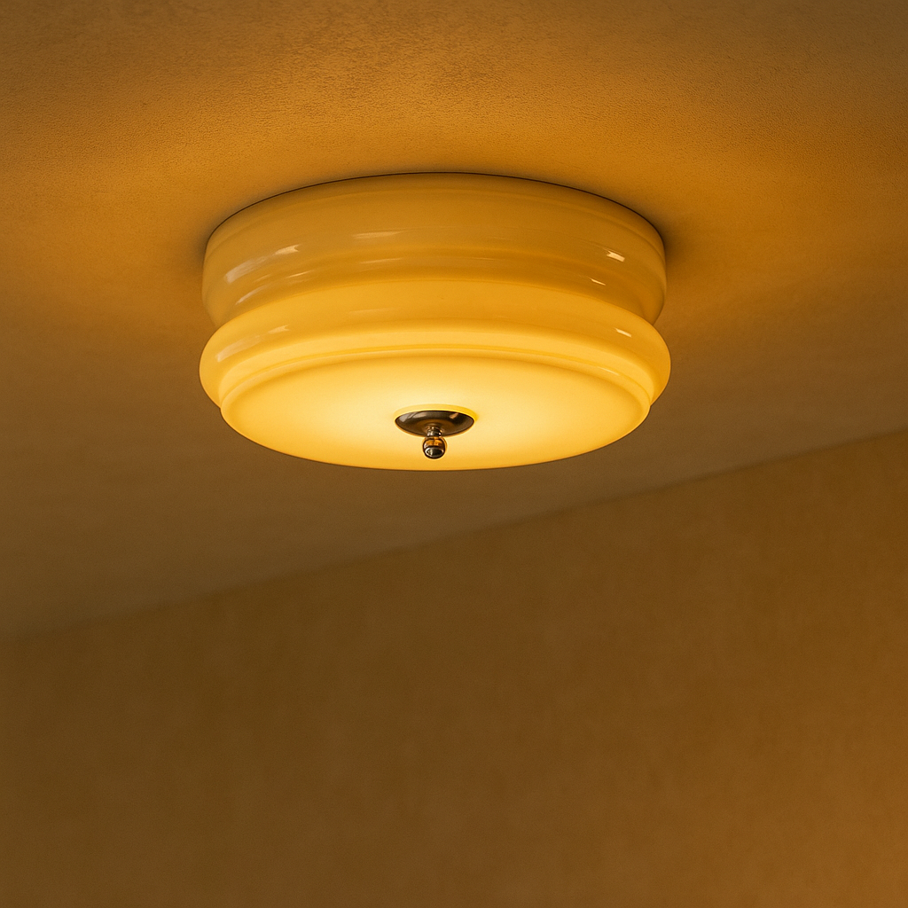 Round Vintage Ceiling Light