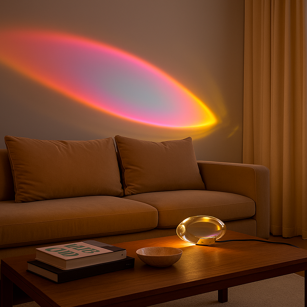 LED Table Lamp with Ambient Light Effect