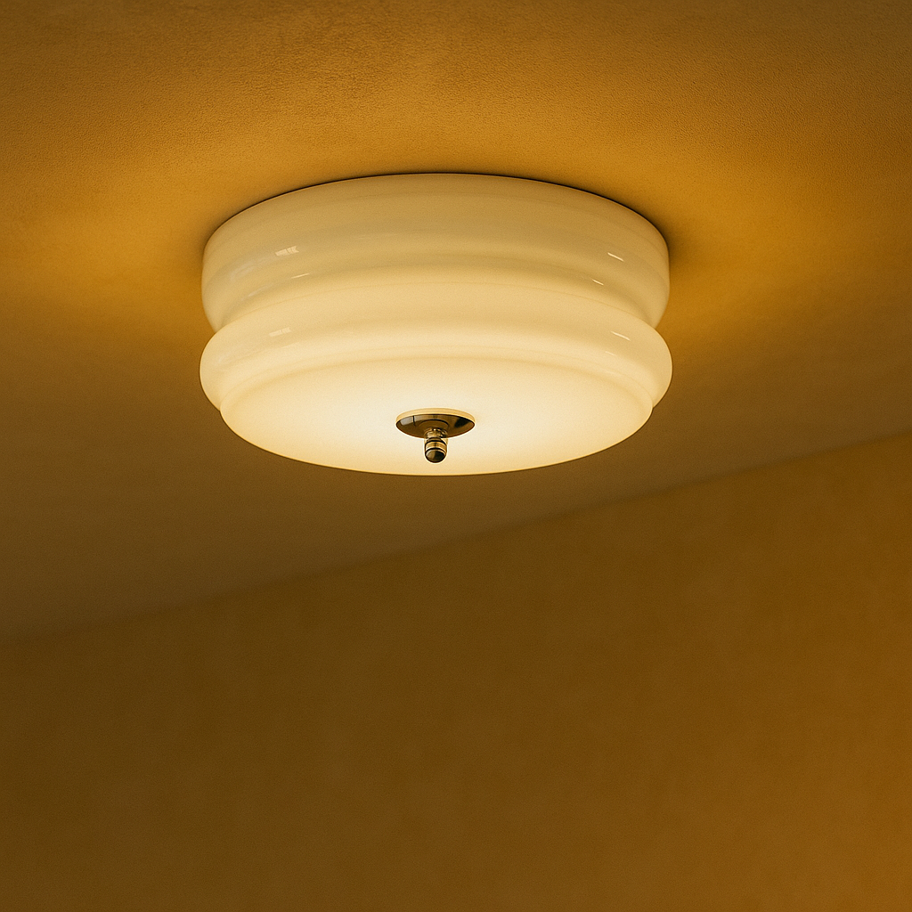 Round Vintage Ceiling Light