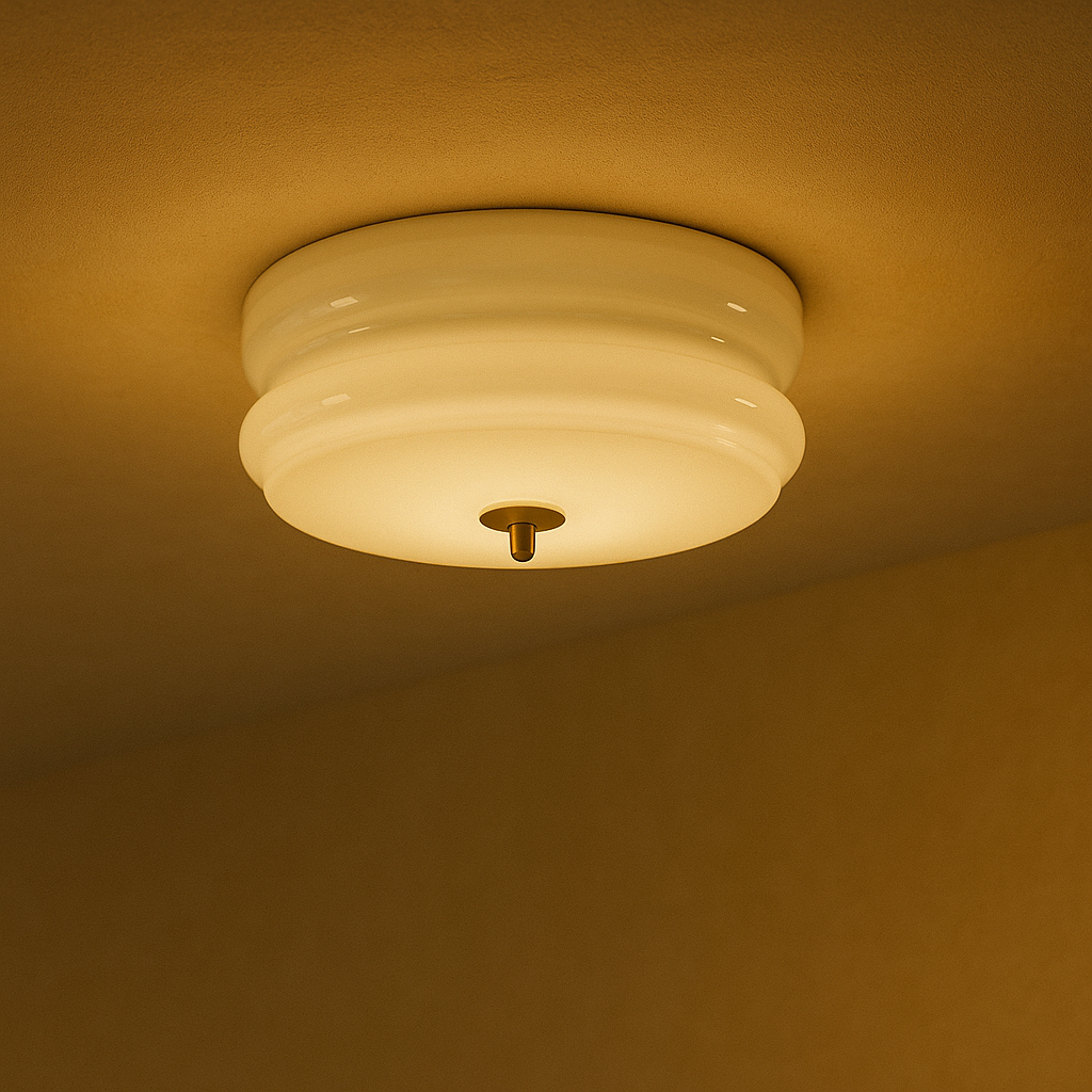 Round Vintage Ceiling Light