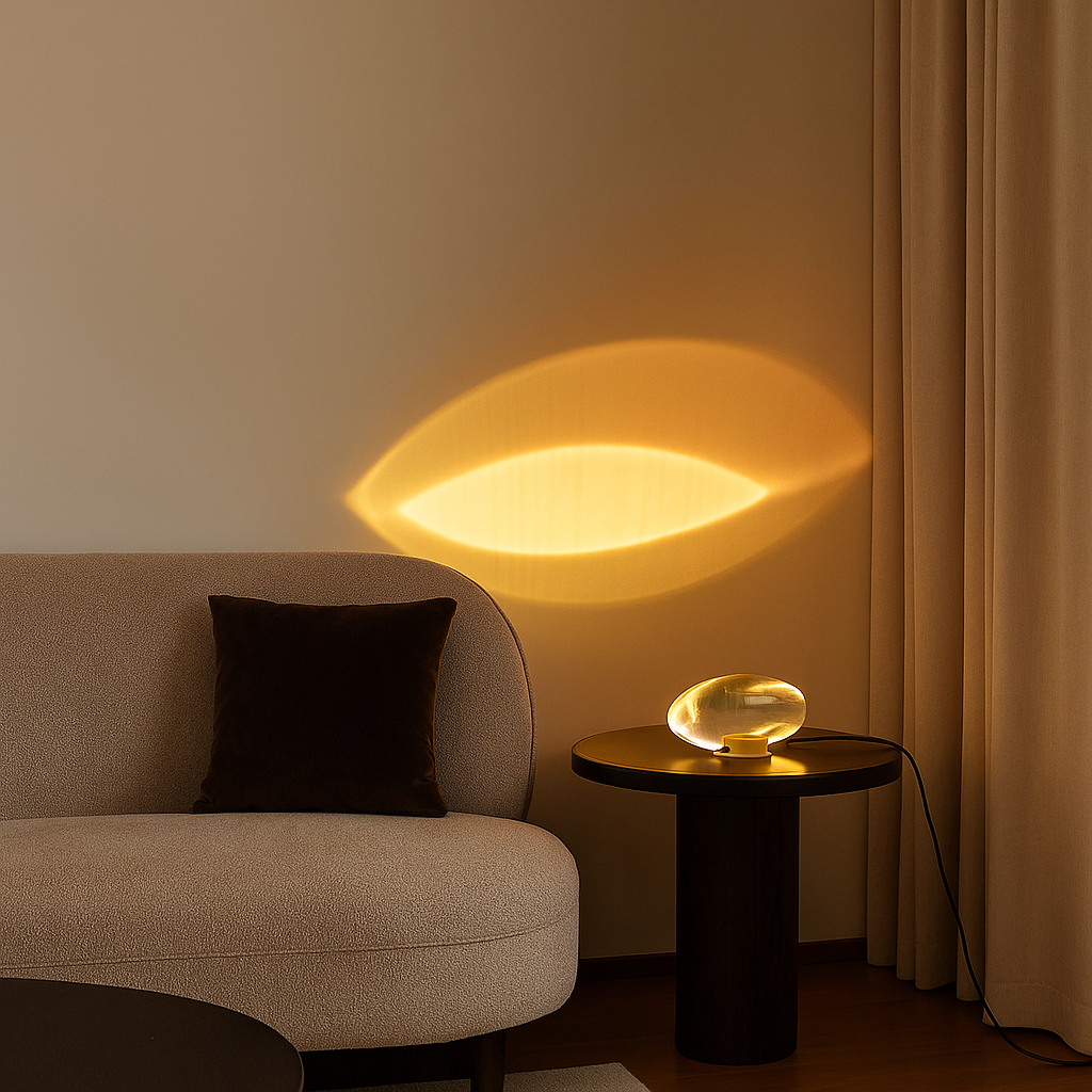 LED Table Lamp with Ambient Light Effect