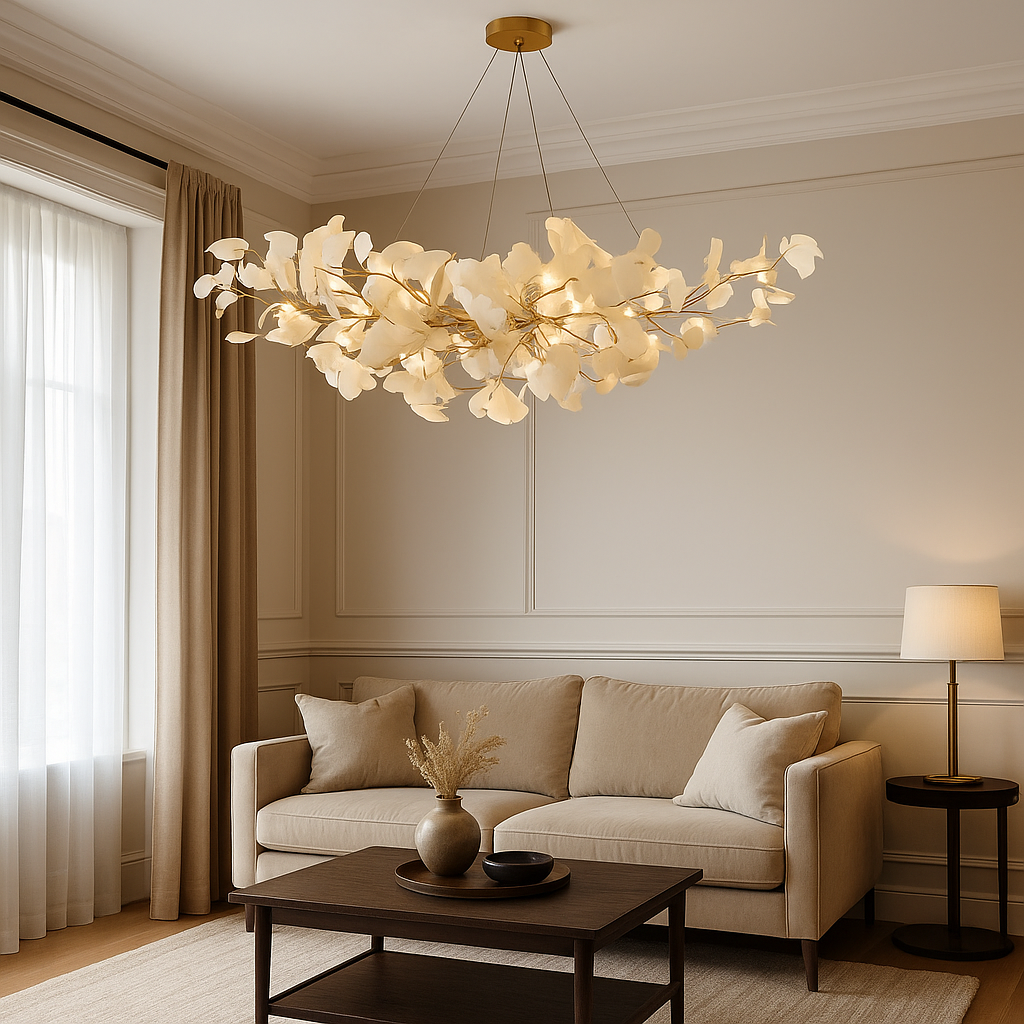 Ginkgo Leaf LED Pendant Light