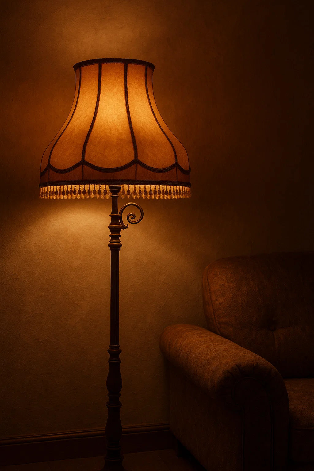 Retro Style Floor Lamp