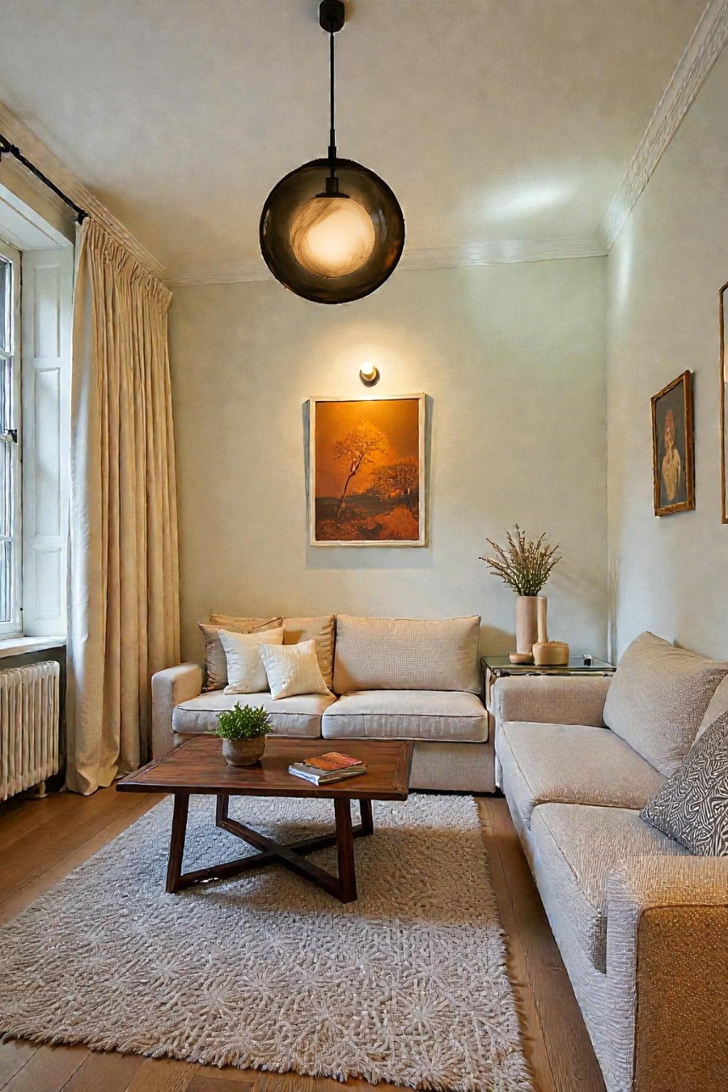 Modern Globe LED Pendant Light